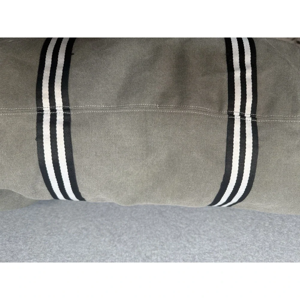 Stranger Things Hawkins High School Duffle Bag TV Show Preowned Flaws Gray Green